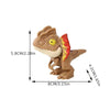 Jouet Dinosaure Simulation Mordu | Modèle Fun et Ludique pour Noël et Halloween King of Toys