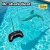 Bateau simulateur de requin RC - 15 minutes d'autonomie en surface - Vitesse de 3-4 KM/H - Jouet aquatique - Deux moteurs puissants - Cadeau parfait.