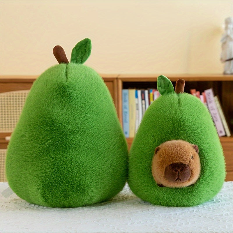 Capybara en Peluche Avocat | Peluche Capibara Adorable | Jouet Doux avec Oreiller Cadeau King of Toys