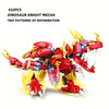 Chevalier Dinosaure Mécanique - Mode Double Transformation - Kit de Construction Éducatif DIY - Cadeau Halloween & Noël King of Toys