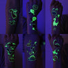 24 Feuilles de Tatouages Temporaires Lumineux de Dinosaures, Brillent dans le Noir, Parfaits pour Fêtes, Anniversaires, Halloween, et Décorations de Jungle King of Toys