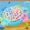 45 pièces Jouet de pêche électrique avec musique | Modèles de pêche rotatifs avec hameçons et autocollants mignons, cadeau pour enfants King of Toys