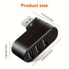 Adaptateur USB mini à 3 ports | Hub USB rotatif à transfert de données rapide King of Toys