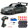 Voiture RC Drift 4WD 2.4GHz avec Lumières LED | Échelle 1:24, Batterie Rechargeable, Vitesse et Drift | Jouet Télécommandé Garçons & Filles avec Cones et Outils King of Toys