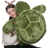 Grande Peluche Tortue de Mer avec Grands Yeux | Idée Cadeau Jouet en Peluche Tortue