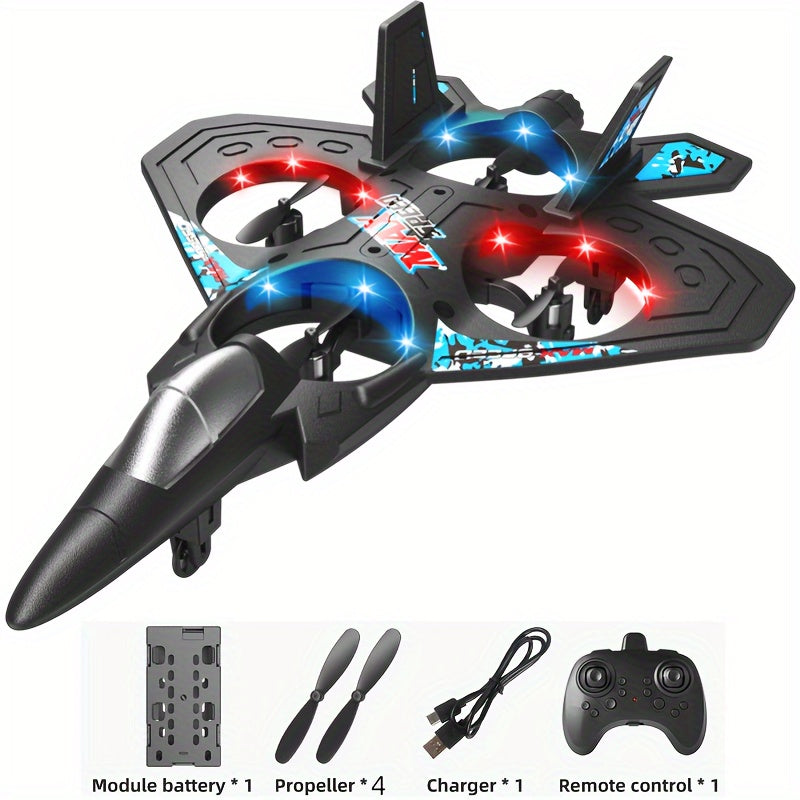 Drone avec Batterie Rechargeable - Quadcopter avec Contrôle d'Altitude - Jouet Télécommandé pour Intérieur/Extérieur - Idéal pour Noël, Halloween, Thanksgiving King of Toys