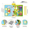 Tapis de jeu musical avec sons d'animaux pour bébés. Clavier piano et batterie pour bébé à partir de 6 mois Speelgoed Koning