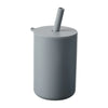 Tasse à paille pour bébé de 150ml Tasse à boire pour enfant de 5oz Tasse d'apprentissage en silicone pour bébé et enfant Tasse d'alimentation portable et pratique