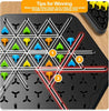 Jeu d'Échecs Triangle - Jeu de Bataille Éducatif en Caoutchouc - Cadeau de Fête en Famille King of Toys