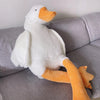 70 cm Peluche Oie en Peluche | Mignon Canard en Peluche, Oreiller Cygne Doux à Câliner pour Enfants et Adultes King of Toys