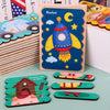 Jouet en bois Puzzle 3D avec animaux l Montessori de 1 2, 3 ans Happiness Life Store