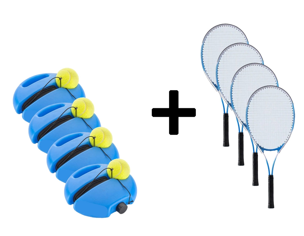 Entraîneur de Tennis avec Balle Réactive | Avec Corde pour Pratique Autonome de Tennis | Enfants et Adultes King of Toys