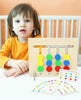 Casse-têtes Montessori de Glissement: Jeu d'Association des Couleurs et des Formes De Speelgoed Koning
