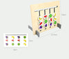 Casse-têtes Montessori de Glissement: Jeu d'Association des Couleurs et des Formes De Speelgoed Koning