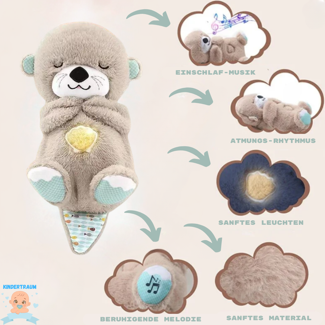 Jouets en Peluche Anti-Stress | Jouet Loutre Apaisant avec Respiration Réaliste pour Enfants King of Toys