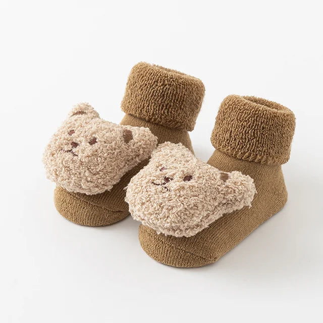 Chaussettes Baby Bear avec semelles antidérapantes pour garçons et filles l 2, 4, 6, 8, 10, 12 mois De Speelgoed Koning