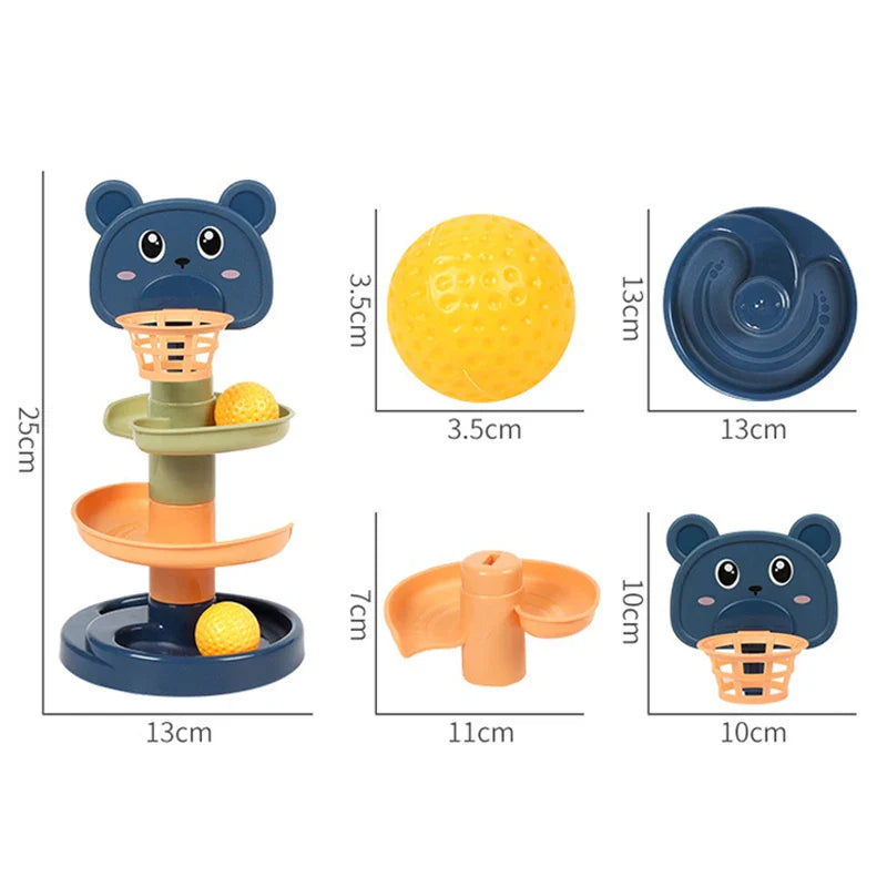 KiddieTower l Jouet pour Bébé avec Balles Rouleuses l Éducatif & Montessori BabyToysDD Store