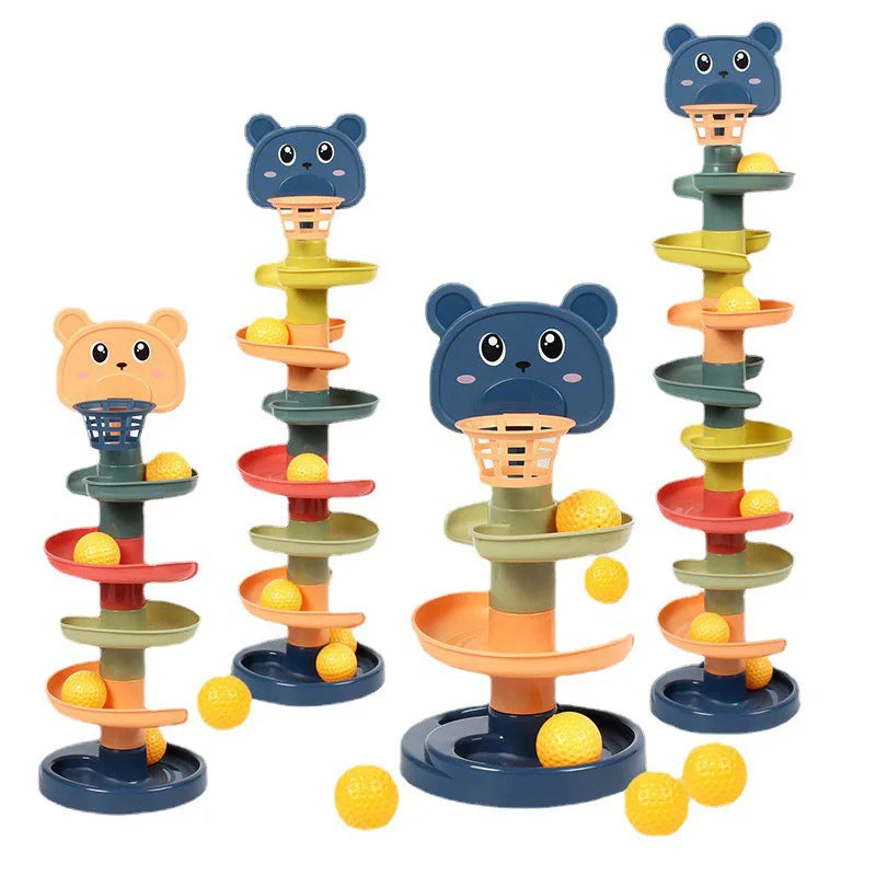 KiddieTower l Jouet pour Bébé avec Balles Rouleuses l Éducatif & Montessori BabyToysDD Store