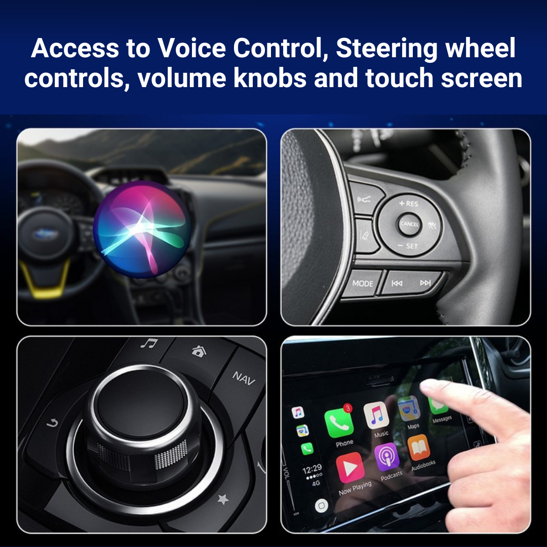 Adaptateur CarPlay Sans Fil 2 en 1 | Lecteur de Voiture Android & iPhone | Streaming Youtube & Netflix King of Toys