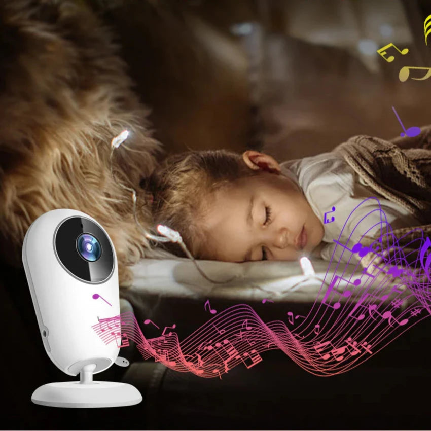 Moniteur vidéo sans fil pour bébé - Haute résolution 4.3 inch TFT-LCD Quick Video Response Two-Way Talk Back Monitor for Baby and Kids