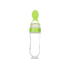 Biberon en silicone super-doux avec cuillère pour les enfants de 1 à 4 ans