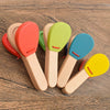 Instrument de Percussion Orff en Bois Montessori Bébé | Castagnettes à Poignée pour Bébés, Jouet Éducatif et Jeu Cérébral King of Toys