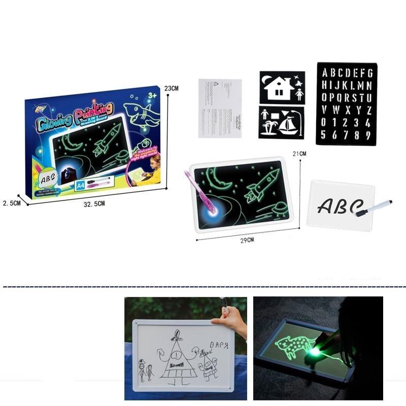 GlowSketch Tableau Magique – Ardoise lumineuse pour la créativité des enfants