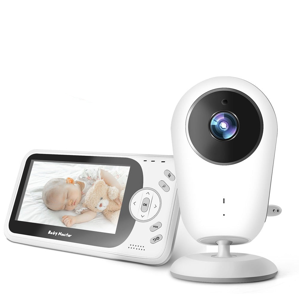 Moniteur vidéo sans fil pour bébé - Haute résolution 4.3 inch TFT-LCD Quick Video Response Two-Way Talk Back Monitor for Baby and Kids
