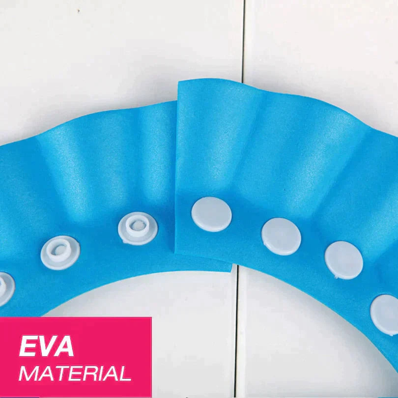 Bonnet de douche pour bébé | visière de douche souple, flexible et confortable pour les enfants de 0 à 3 ans et plus