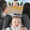 Miroir de siège arrière pour bébé - Sièges de voiture orientés vers l'arrière - Animaux de dessins animés pour bébés