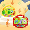 Jeu de clavier de piano pour enfants avec sons d'animaux et lumière clignotante Instrument de musique pour bébé Jouets de musique Jouets éducatifs Cadeaux pour enfants
