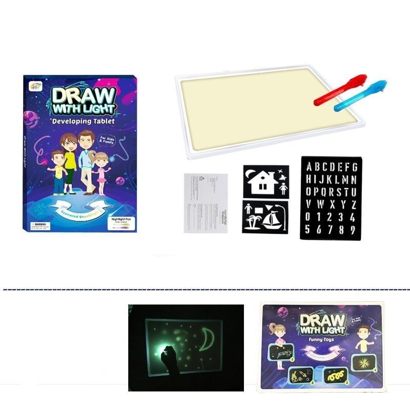 GlowSketch Tableau Magique – Ardoise lumineuse pour la créativité des enfants