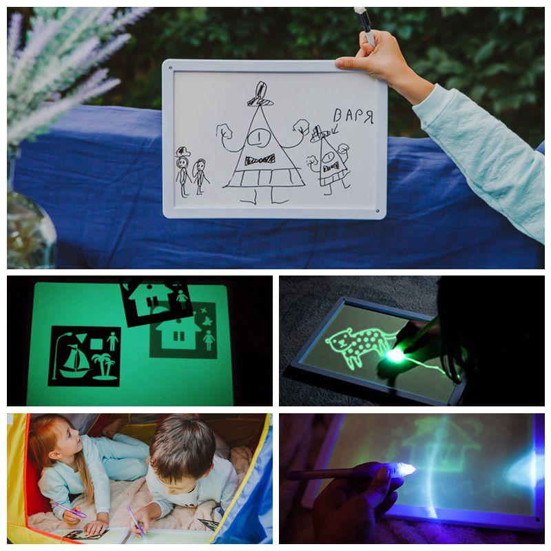 GlowSketch Tableau Magique – Ardoise lumineuse pour la créativité des enfants