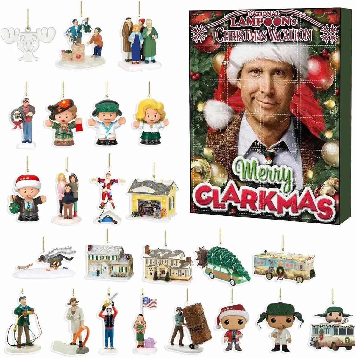 Calendrier de l'Avent Vacances de Noël 2024 | 24 Cadeaux, Figurines et Accessoires pour Compte à Rebours de Noël King of Toys