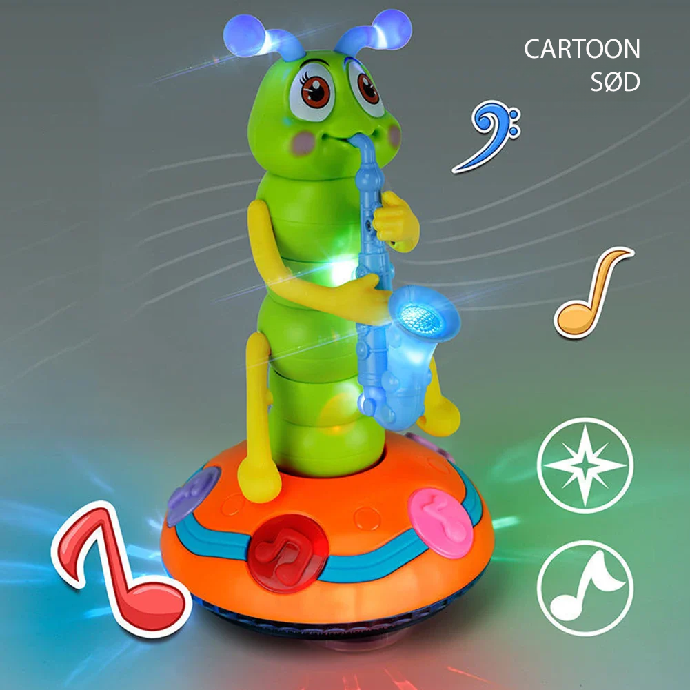 MelodyBug Chenille Musicale – Jouet doux et musical pour bébés et tout-petits