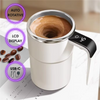 Mug Auto-Mélangeur Rechargeable | Tasse Auto-Mélangeuse Magnétique avec Thermomètre LCD pour Café, Thé, Chocolat Chaud King of Toys