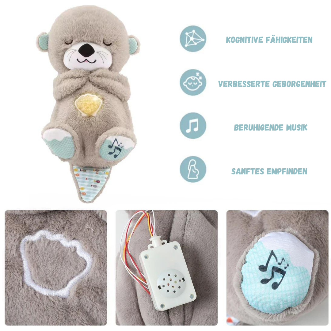 Jouets en Peluche Anti-Stress | Jouet Loutre Apaisant avec Respiration Réaliste pour Enfants King of Toys