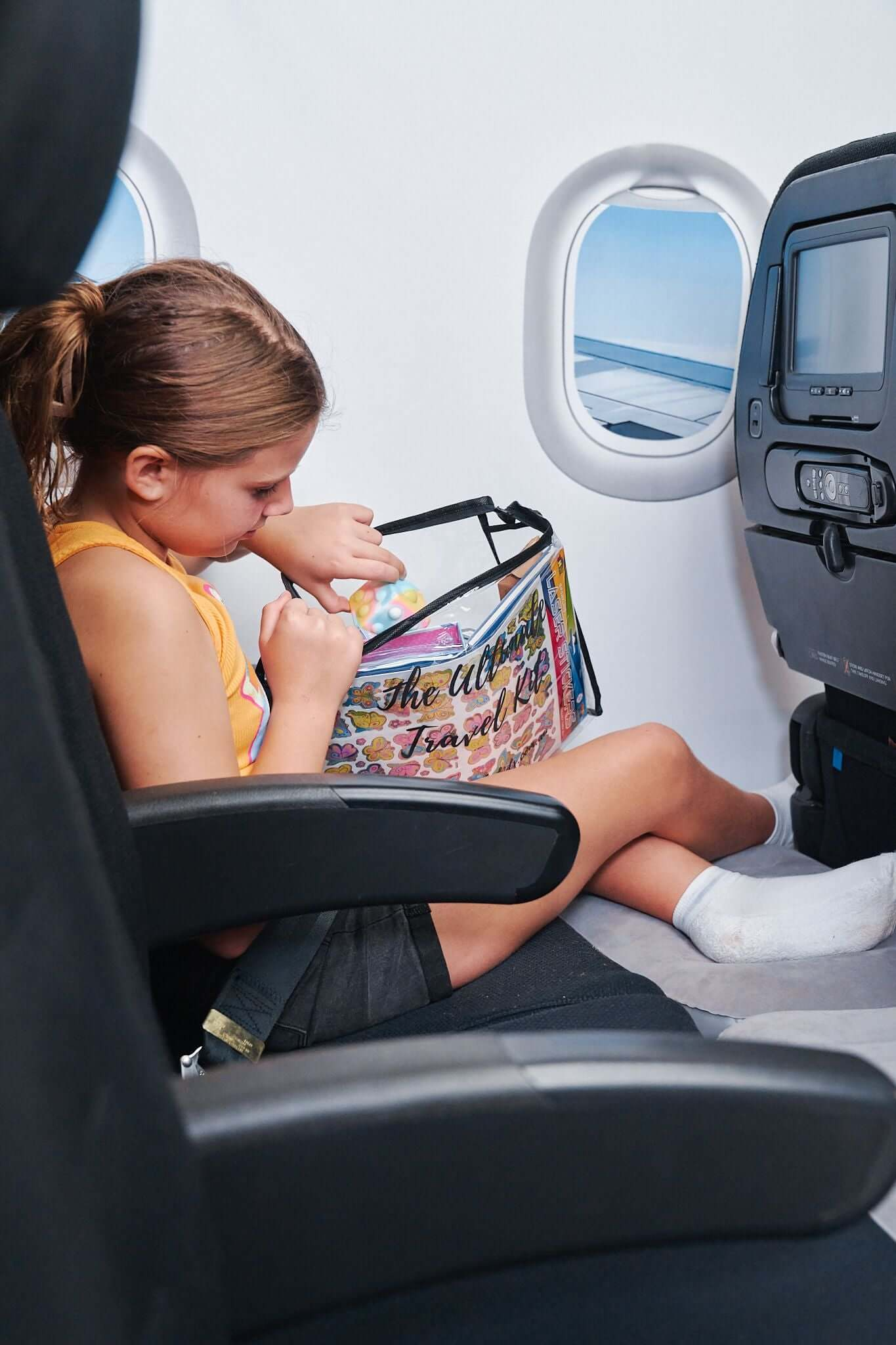CloudNest Coussin de Voyage pour Enfants – Soutien gonflable pour avion et voiture