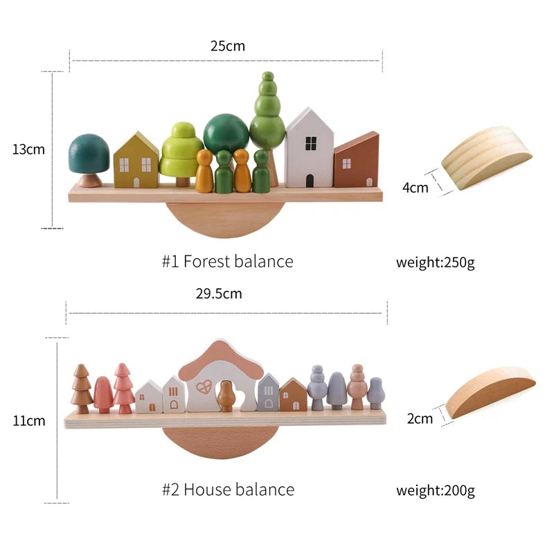 KidBalance l Montessori Empilage et Équilibrage d'Animaux l Jouets Éducatifs dès 1 an De Speelgoedkoning