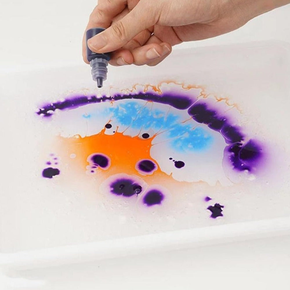 Kit de Peinture sur Eau | Kit de Marbrure sur Eau pour Tissu et Papier pour Activités Enfants de 6 à 10 Ans