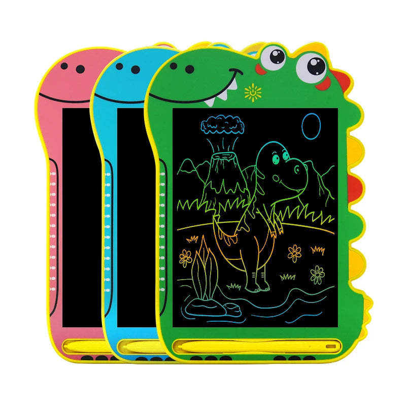 ablette d'Écriture LCD Dinosaur Cartoon | Tableau Magique de Dessin, Graffiti pour Enfants, Idée Cadeau Noël