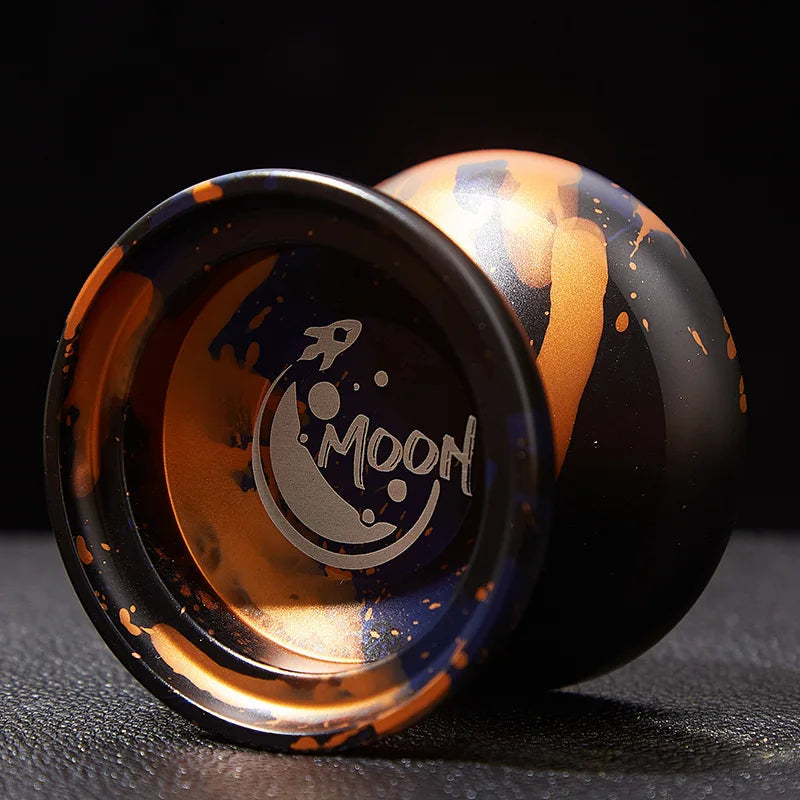 Yoyo professionnel magique Yoyo en métal avec roulement à 10 billes, alliage d'aluminium, jouet haute vitesse non réactif pour enfants et adultes King of Toys