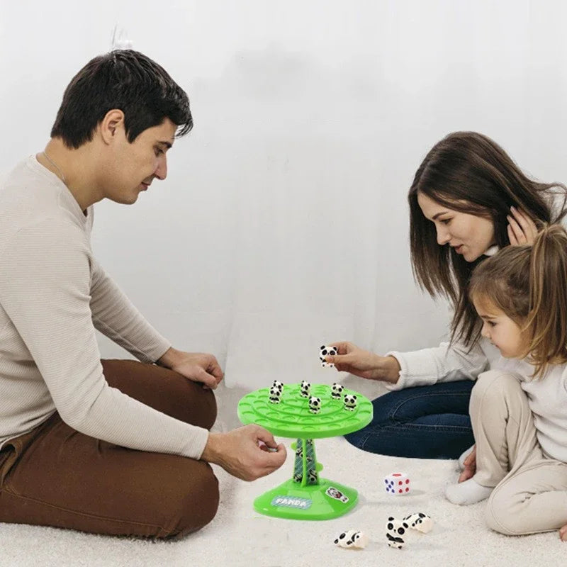 Jeu Équilibre Panda - Puzzle Table Créatif, Jeu Interactif pour Enfants Deux Joueurs King of Toys