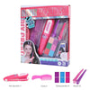 Set DIY de craies pour cheveux - Craies lavables et temporaires, peignes à colorier pour cheveux, jouet pour filles King of Toys