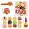 Jouet de Cuisine Simulation Nourriture - Glace Empilable, Jouet Éducatif pour Bébé King of Toys