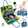 Tableau d'activités Montessori pour tout-petits - Jouet éducatif pour le développement des compétences motrices de base, jouet pour bébé en voyage King of Toys