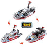 Modèle de Bateau de Guerre, Blocs de Construction Armée Navire, Jouet pour Enfants, Cadeau de Noël King of Toys