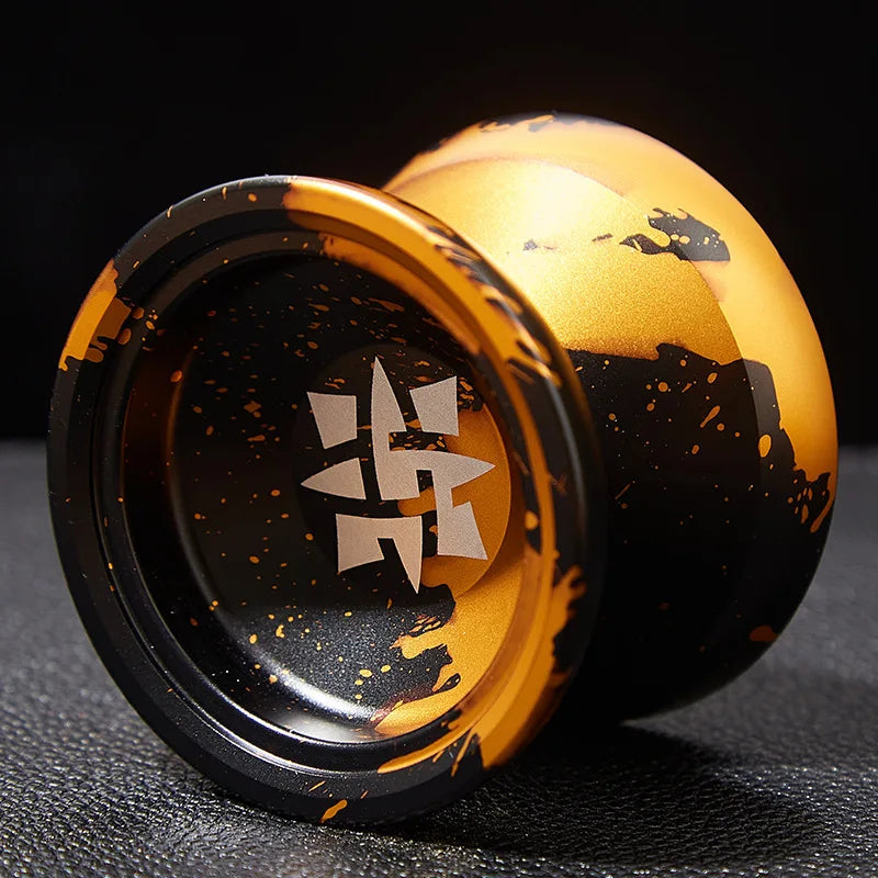 Yoyo professionnel magique Yoyo en métal avec roulement à 10 billes, alliage d'aluminium, jouet haute vitesse non réactif pour enfants et adultes King of Toys