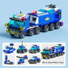 Puzzle de Blocs d'Assemblage Enfants - Camions de Pompiers, Voitures de Police, Avions, Cadeau pour Enfants King of Toys