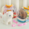 Jouet chiot en peluche interactif - Animal électronique réaliste qui marche et aboie, jeu d'imitation pour enfants et filles King of Toys